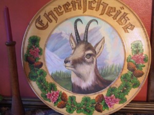 Chamois Plaque