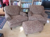High quality chairs with hobnail detailing benefit from a beautiful new cover fabric