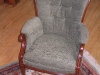 With a little leftover fabric from a previous job, the turn seat cover is replaced