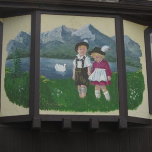 Mural on a local home