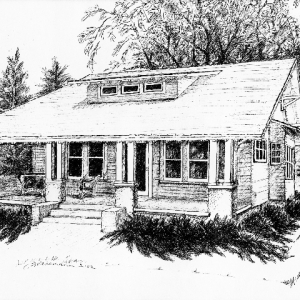 A 1913 Sears Kit Home in North Lake, Wisconsin.